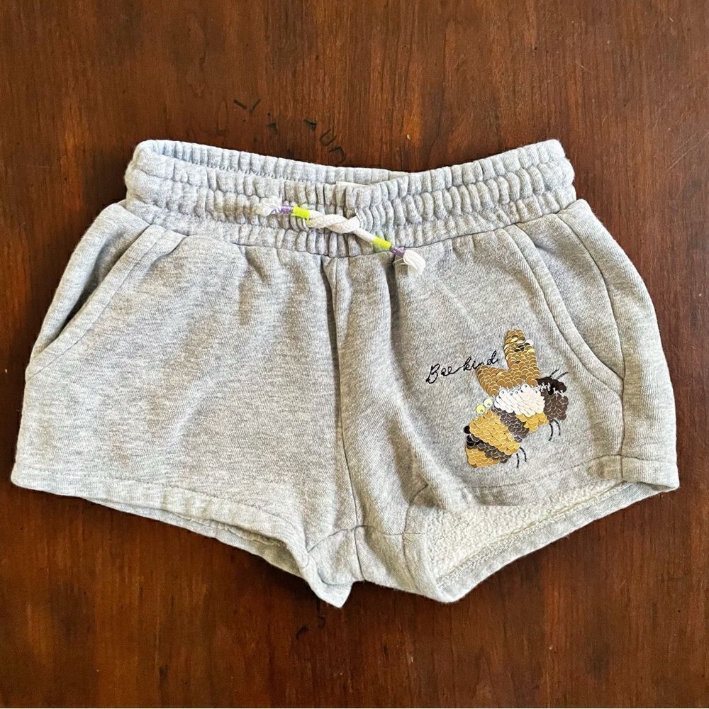 Mini Boden Cotton Sweatpants Shorts with Pockets Size 3T Toddler Girl